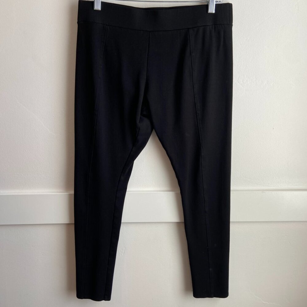 Philosophy Black Pull On Cropped Leggings